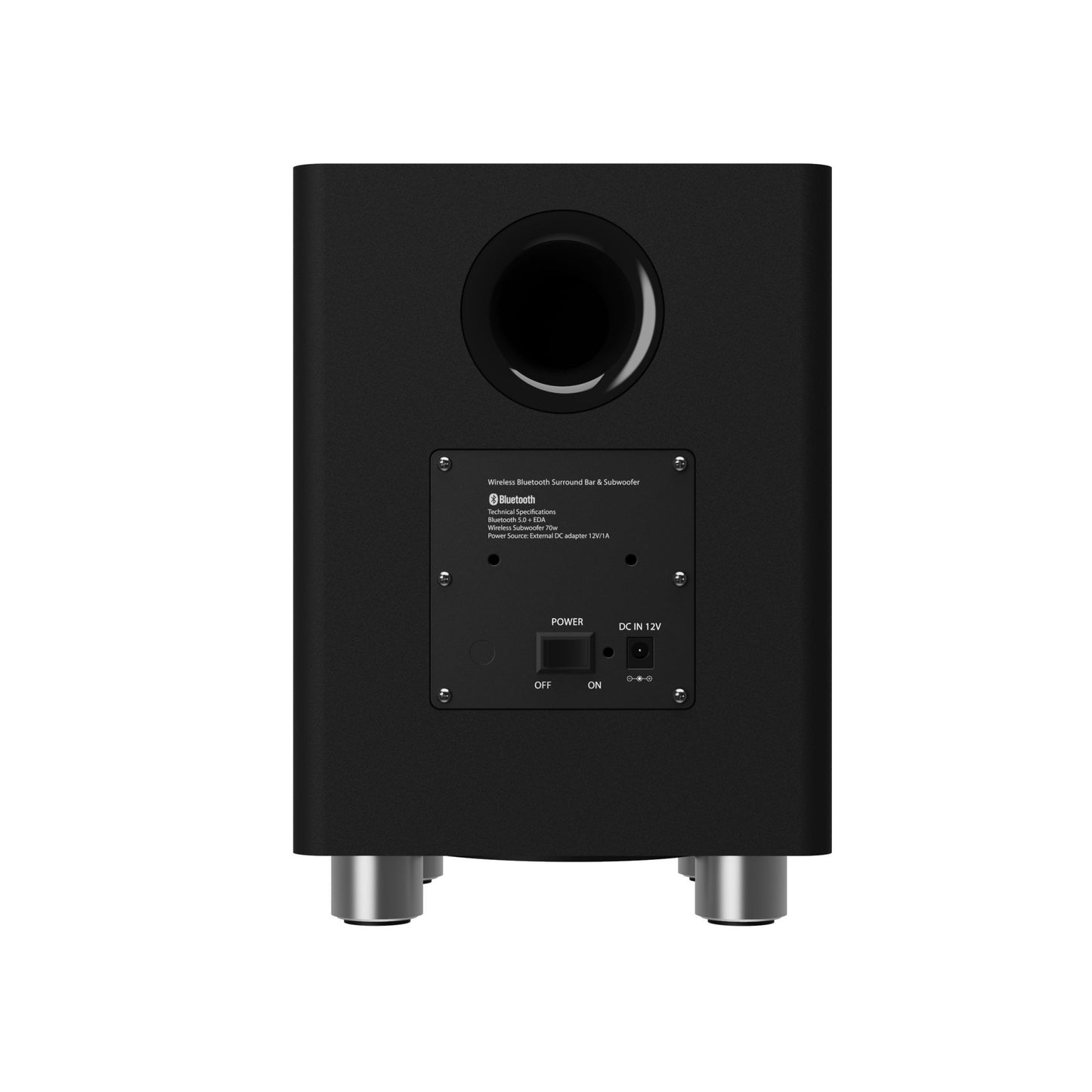 Majority K2 Soundbar and wireless subwoofer Black