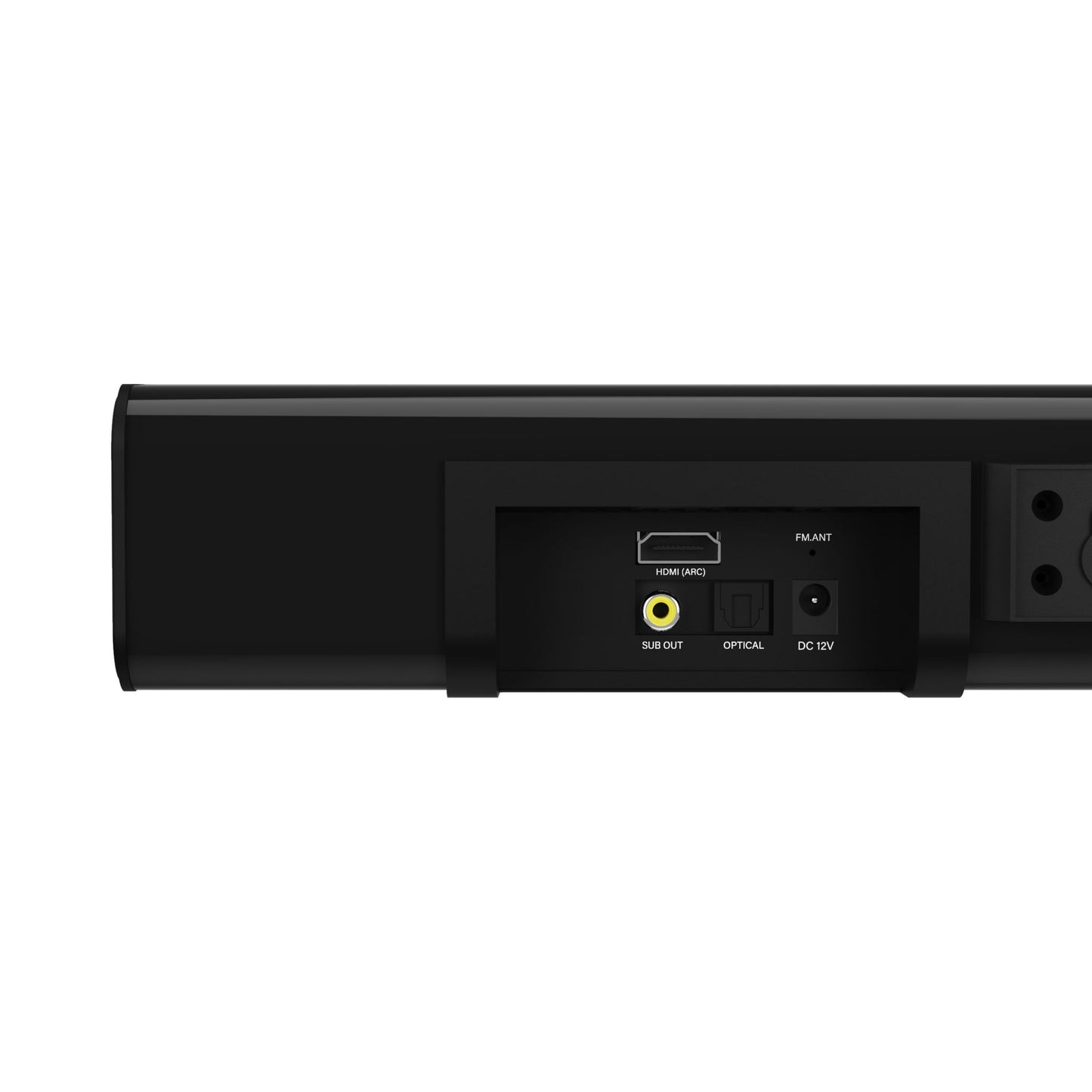Majority K2 Soundbar and wireless subwoofer Black