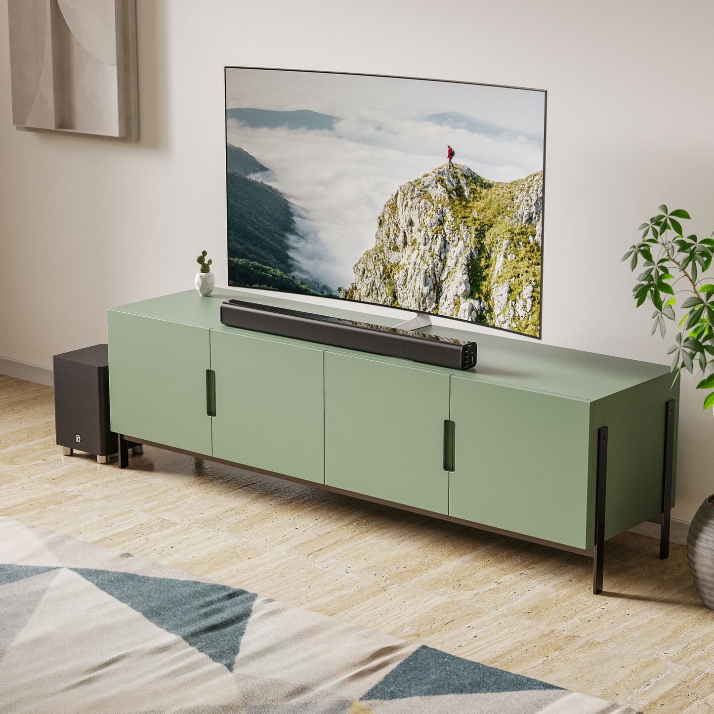 Majority K2 Soundbar and wireless subwoofer Black