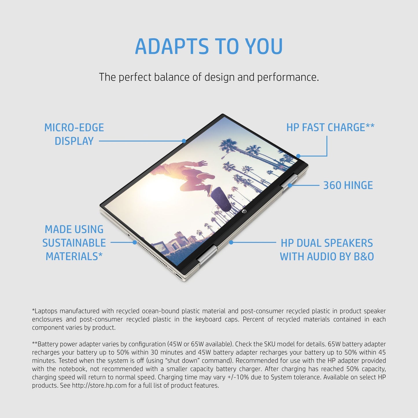 HP Pavilion x360 14-dy0032na Hybrid (2-in-1) 35.6 cm (14") Touchscreen Full HD Intel® Core™ i3 i3-1125G4 8 GB DDR4-SDRAM 128 GB SSD Wi-Fi 5 (802.11ac) Windows 11 Home in S mode Silver