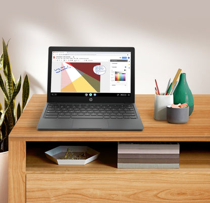 HP Chromebook 11a-ne0000na MT8183 Notebook 29.5 cm (11.6") HD MediaTek 4 GB LPDDR4x-SDRAM 64 GB eMMC Wi-Fi 5 (802.11ac) ChromeOS Grey