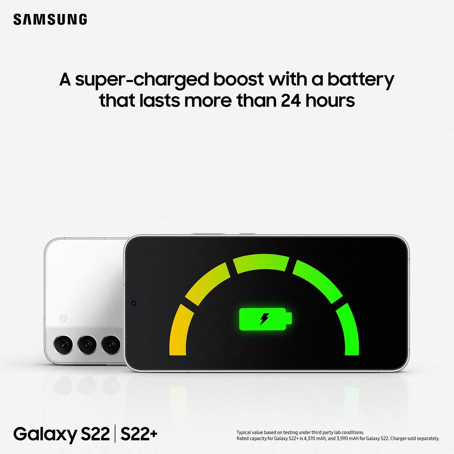 Samsung Galaxy S22 SM-S901B 15.5 cm (6.1") Dual SIM Android 12 5G USB Type-C 8 GB 128GB 3700 mAh White