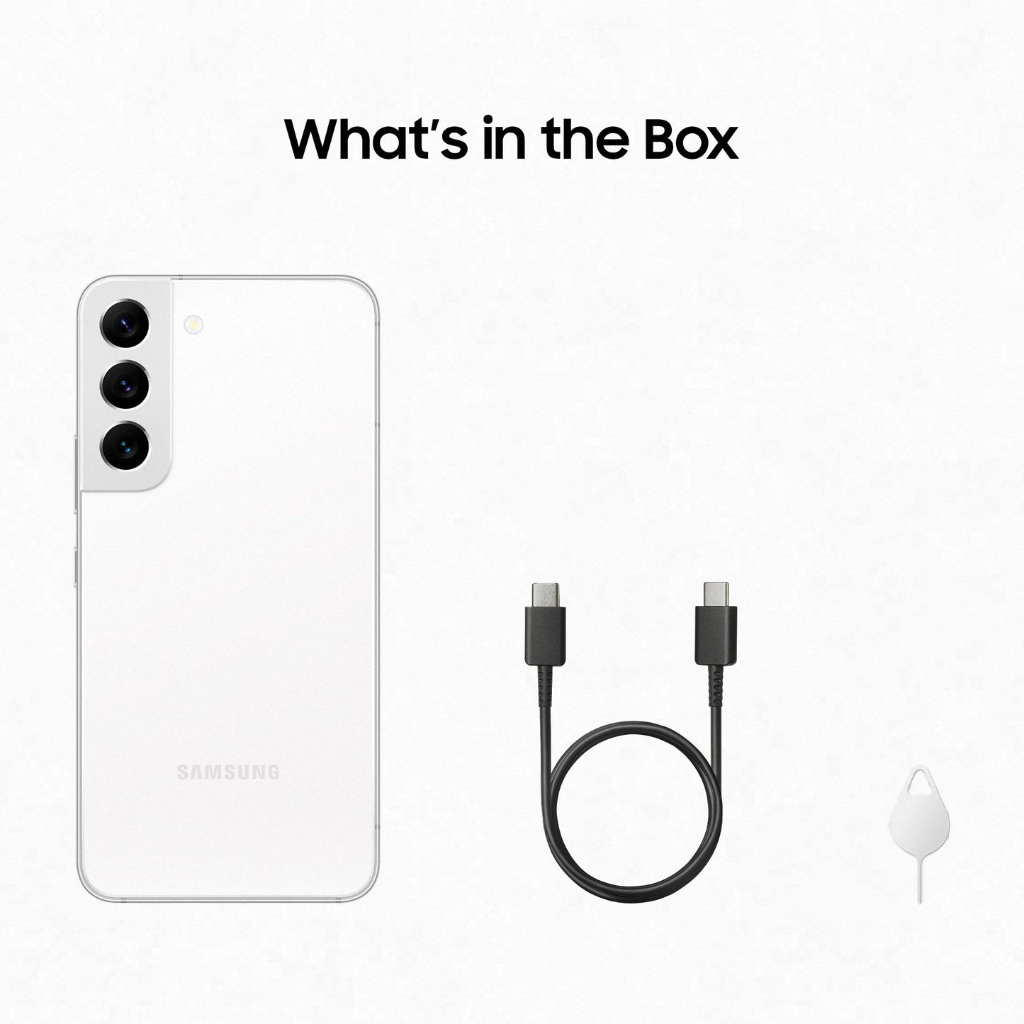 Samsung Galaxy S22 SM-S901B 15.5 cm (6.1") Dual SIM Android 12 5G USB Type-C 8 GB 128GB 3700 mAh White