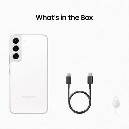 Samsung Galaxy S22 SM-S901B 15.5 cm (6.1") Dual SIM Android 12 5G USB Type-C 8 GB 128GB 3700 mAh White