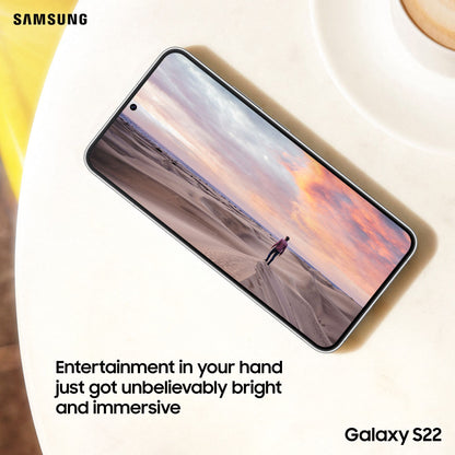 Samsung Galaxy S22 SM-S901B 15.5 cm (6.1") Dual SIM Android 12 5G USB Type-C 8 GB 128GB 3700 mAh White