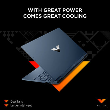 HP Victus Gaming 15-fa0017na Laptop 39.6 cm (15.6") Full HD Intel® Core™ i5 i5-12500H 8 GB DDR4-SDRAM 256 GB SSD NVIDIA® GeForce® GTX 1650 Wi-Fi 6 (802.11ax) Windows 11 Home Black