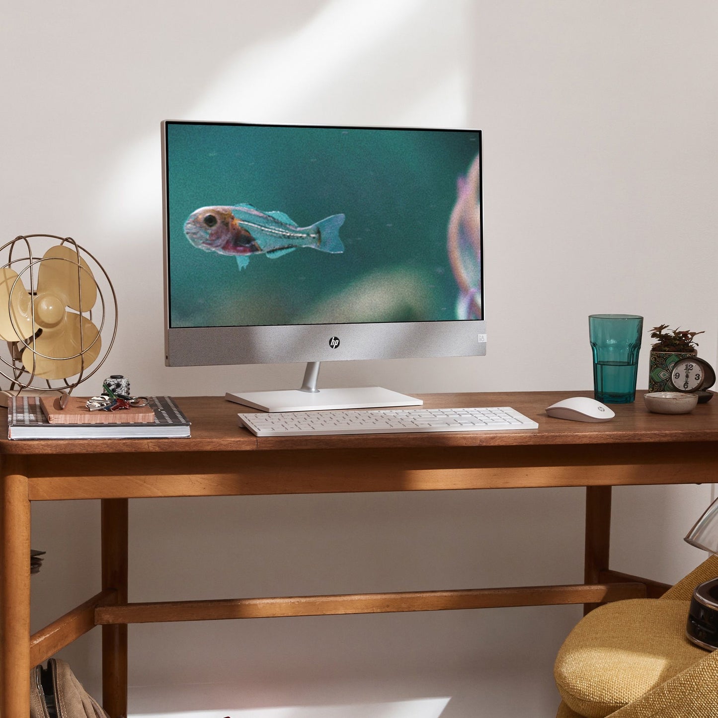 HP Pavilion 24-ca1000na Intel® Core™ i5 60.5 cm (23.8") 1920 x 1080 pixels 8 GB DDR4-SDRAM 512 GB SSD All-in-One PC Windows 11 Home Wi-Fi 5 (802.11ac) White