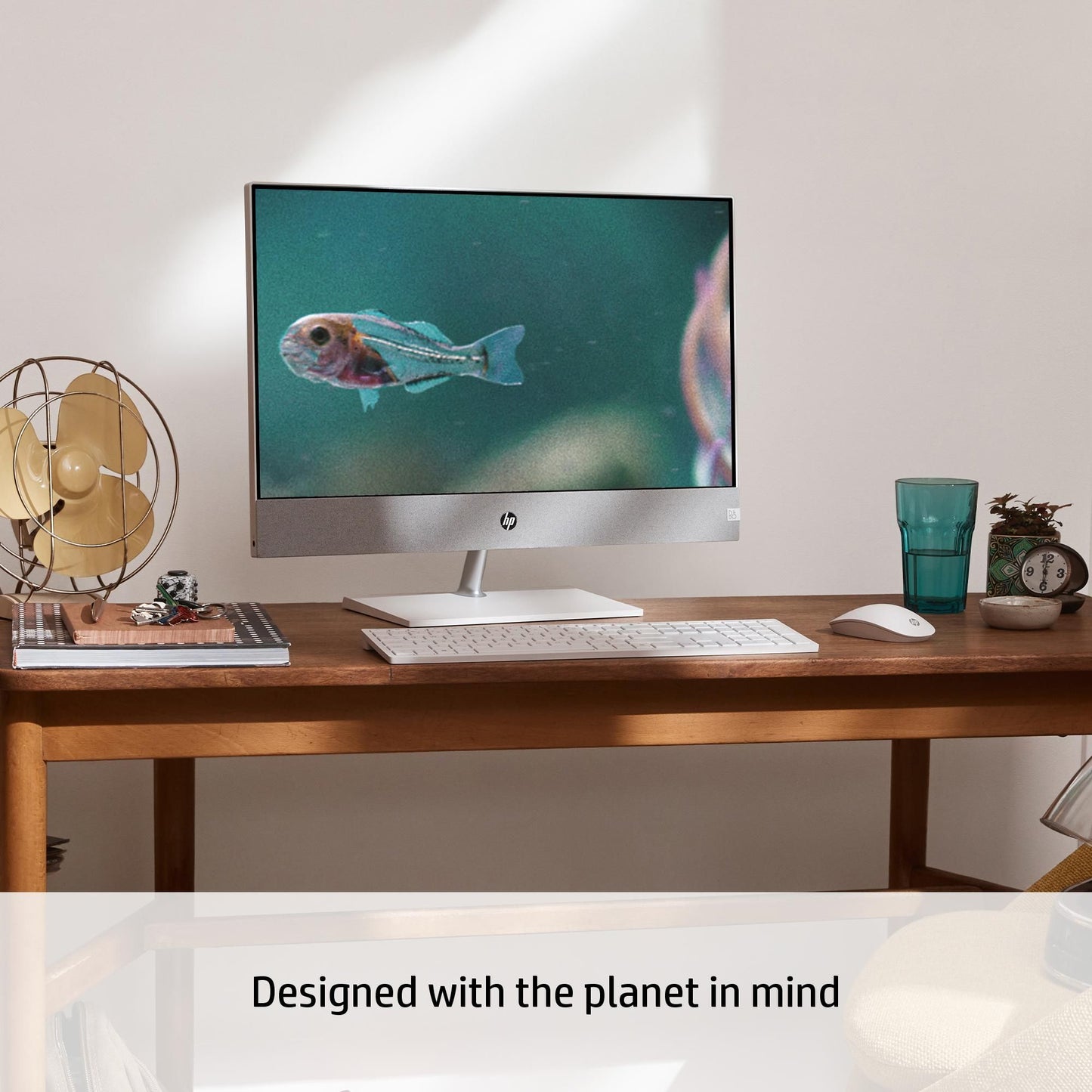 HP Pavilion 24-ca1000na Intel® Core™ i5 60.5 cm (23.8") 1920 x 1080 pixels 8 GB DDR4-SDRAM 512 GB SSD All-in-One PC Windows 11 Home Wi-Fi 5 (802.11ac) White
