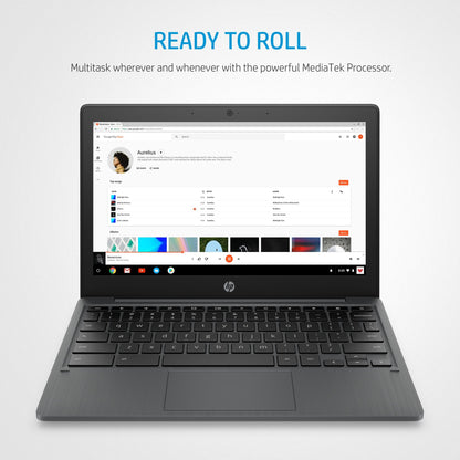 HP Chromebook 11a-na0000na 29.5 cm (11.6") HD MediaTek MT8183 4 GB LPDDR4-SDRAM 64 GB eMMC Wi-Fi 5 (802.11ac) ChromeOS White