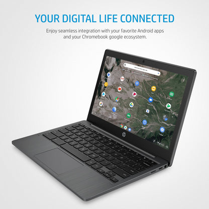 HP Chromebook 11a-na0000na 29.5 cm (11.6") HD MediaTek MT8183 4 GB LPDDR4-SDRAM 64 GB eMMC Wi-Fi 5 (802.11ac) ChromeOS White