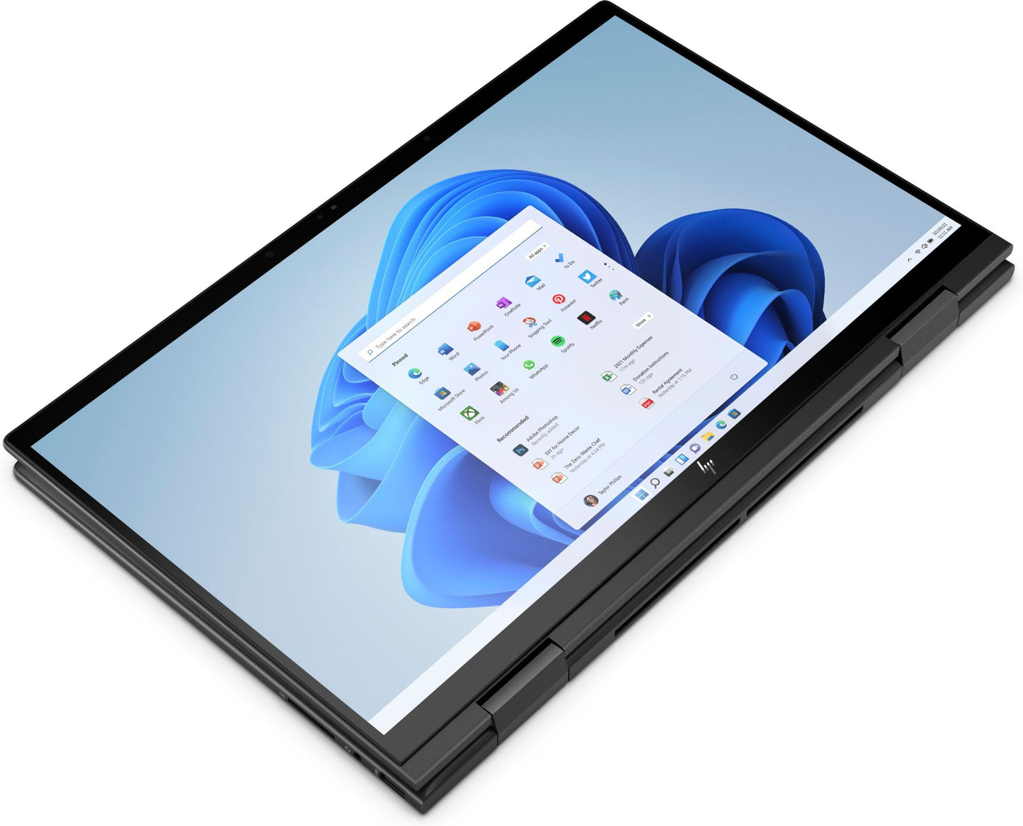 HP ENVY x360 15-ey0501sa Hybrid (2-in-1) 39.6 cm (15.6") Touchscreen Full HD AMD Ryzen™ 5 5625U 8 GB DDR4-SDRAM 512 GB SSD Wi-Fi 6E (802.11ax) Windows 11 Home Black