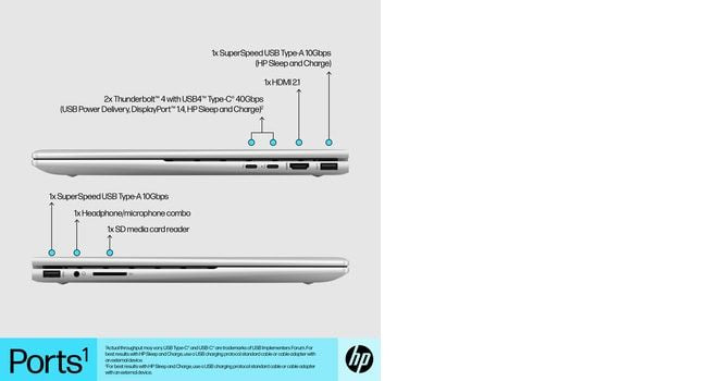 HP ENVY x360 15-ew0504na Hybrid (2-in-1) 39.6 cm (15.6") Touchscreen Full HD Intel® Core™ i5 i5-1240P 8 GB DDR4-SDRAM 512 GB SSD Wi-Fi 6E (802.11ax) Windows 11 Home Silver
