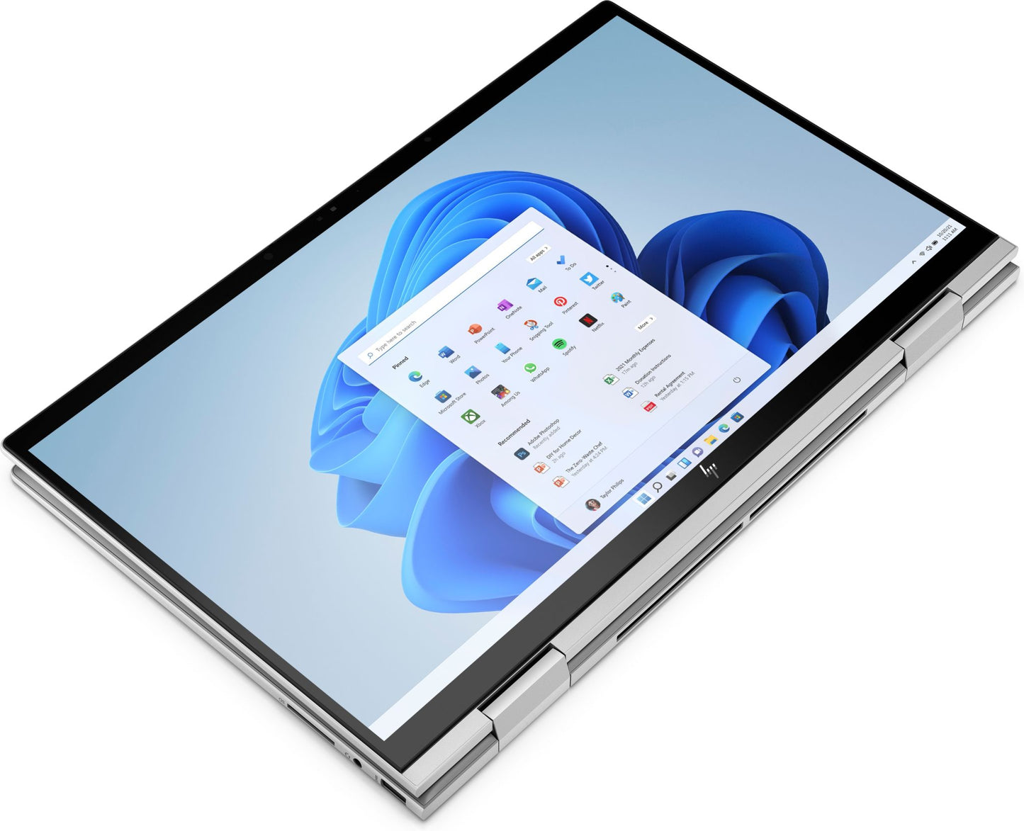 HP ENVY x360 15-ew0504na Hybrid (2-in-1) 39.6 cm (15.6") Touchscreen Full HD Intel® Core™ i5 i5-1240P 8 GB DDR4-SDRAM 512 GB SSD Wi-Fi 6E (802.11ax) Windows 11 Home Silver