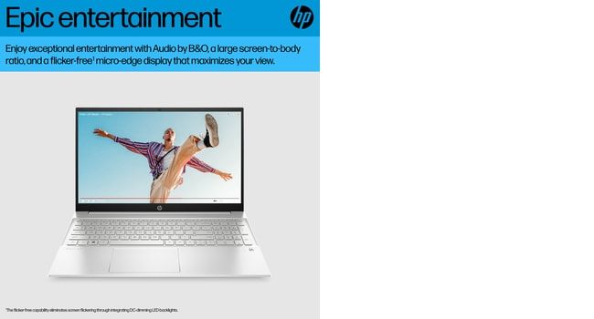 HP Pavilion 15-eg2015na Notebook 39.6 cm (15.6") Touchscreen Full HD Intel® Core™ i7 i7-1255U 8 GB DDR4-SDRAM 512 GB SSD Wi-Fi 6 (802.11ax) Windows 11 Home Silver