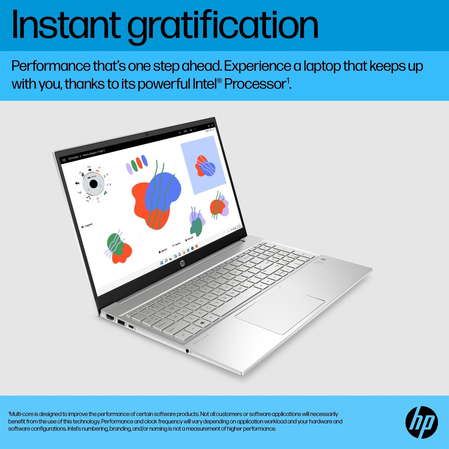 HP Pavilion 15-eg2015na Notebook 39.6 cm (15.6") Touchscreen Full HD Intel® Core™ i7 i7-1255U 8 GB DDR4-SDRAM 512 GB SSD Wi-Fi 6 (802.11ax) Windows 11 Home Silver