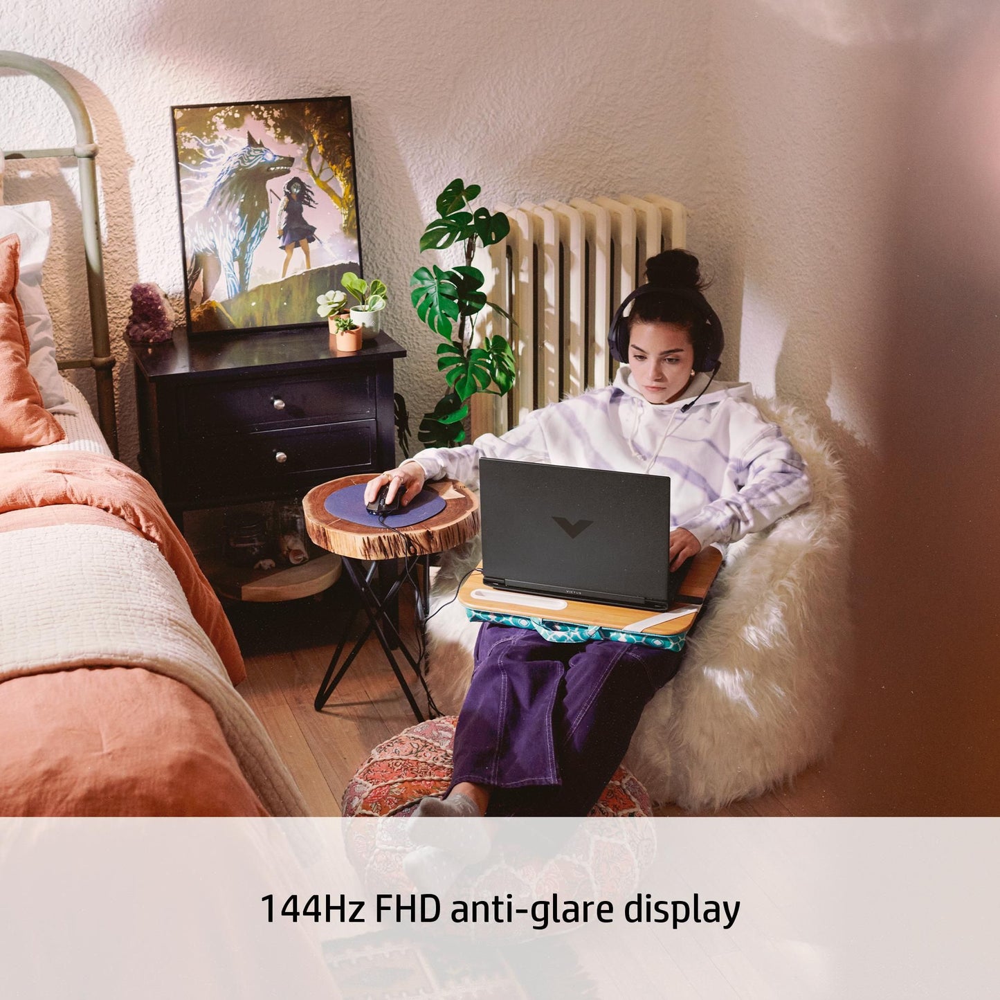 Victus by HP 15-fb0020na Laptop 39.6 cm (15.6") Full HD AMD Ryzen™ 5 5600H 8 GB DDR4-SDRAM 256 GB SSD AMD Radeon RX 6500M Wi-Fi 6 (802.11ax) Windows 11 Home Black