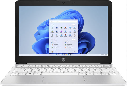 HP Stream 11-ak0027na N4120 Notebook 29.5 cm (11.6") HD Intel® Celeron® 4 GB DDR4-SDRAM 64 GB eMMC Wi-Fi 5 (802.11ac) Windows 11 Home in S mode White