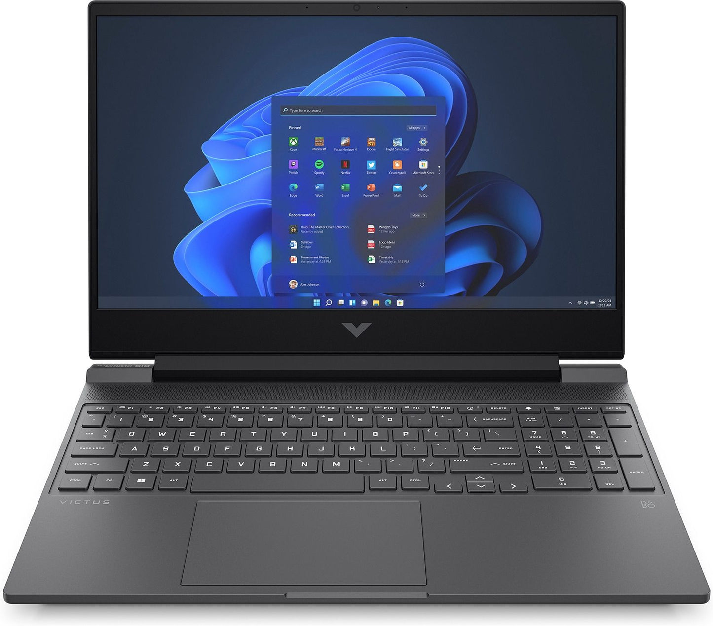 Victus by HP 15-fb0020na Laptop 39.6 cm (15.6") Full HD AMD Ryzen™ 5 5600H 8 GB DDR4-SDRAM 256 GB SSD AMD Radeon RX 6500M Wi-Fi 6 (802.11ax) Windows 11 Home Black