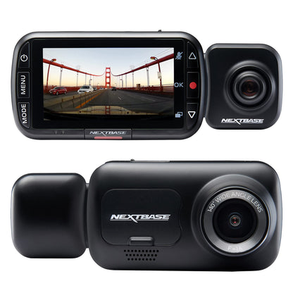 Nextbase 222x Front & Rear Dash Cam Full HD DVR Cam Wide Viewing