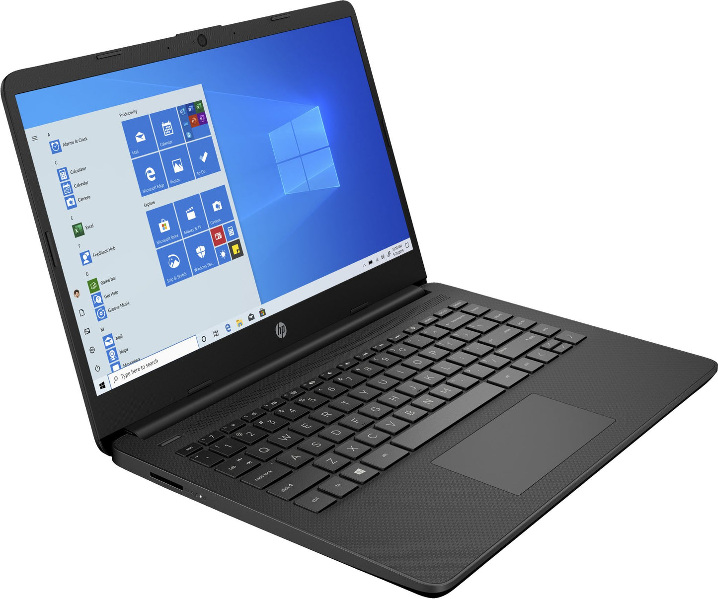 HP 14s-dq0504na Laptop 35.6 cm (14") Full HD Intel® Celeron® N4020 4 GB DDR4-SDRAM 64 GB eMMC Wi-Fi 5 (802.11ac) Windows 11 Home in S mode Black