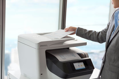 HP OfficeJet Pro 8730 All-in-One Printer, Color, Printer for Home, Print, copy, scan, fax, 50-sheet ADF; Front-facing USB printing; Scan to email/PDF; Two-sided printing