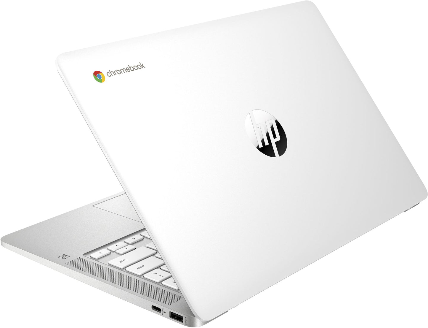 HP Chromebook 14a-na0509sa 35.6 cm (14") Full HD Intel® Pentium® Silver N5030 4 GB LPDDR4-SDRAM 64 GB eMMC Wi-Fi 5 (802.11ac) ChromeOS White