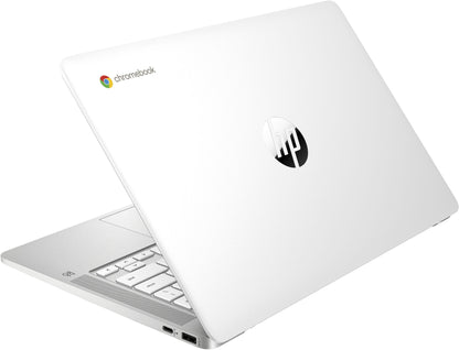 HP Chromebook 14a-na0509sa 35.6 cm (14") Full HD Intel® Pentium® Silver N5030 4 GB LPDDR4-SDRAM 64 GB eMMC Wi-Fi 5 (802.11ac) ChromeOS White