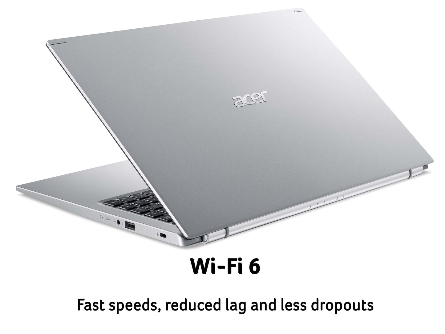 Acer Aspire 5 5 A515-56G 15.6 inch Laptop - (Intel Core i3-1115G4, 8GB, 256GB SSD, NVIDIA GeForce MX450, Full HD Display, Windows 11, Silver)