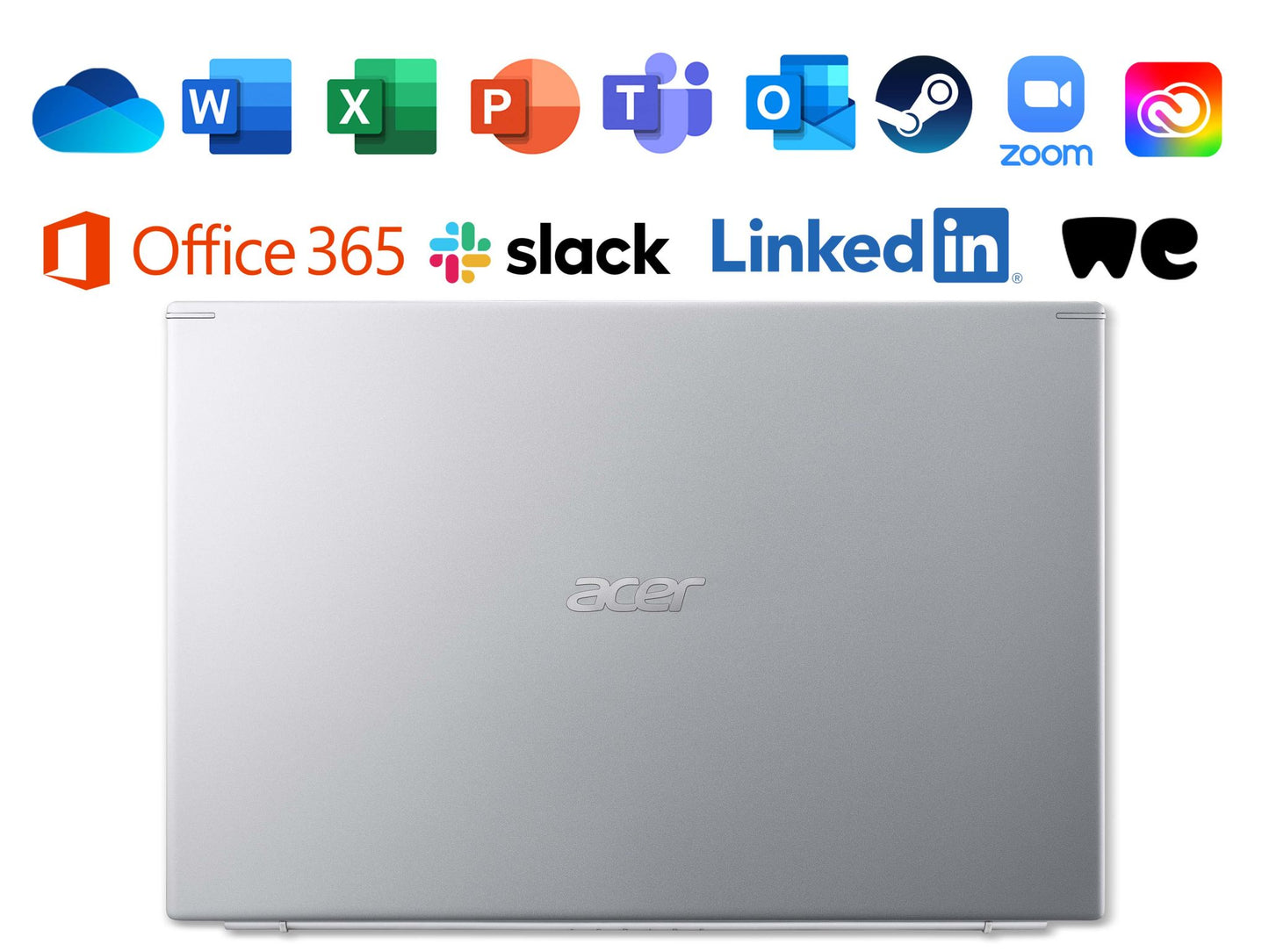 Acer Aspire 5 5 A515-56G 15.6 inch Laptop - (Intel Core i3-1115G4, 8GB, 256GB SSD, NVIDIA GeForce MX450, Full HD Display, Windows 11, Silver)