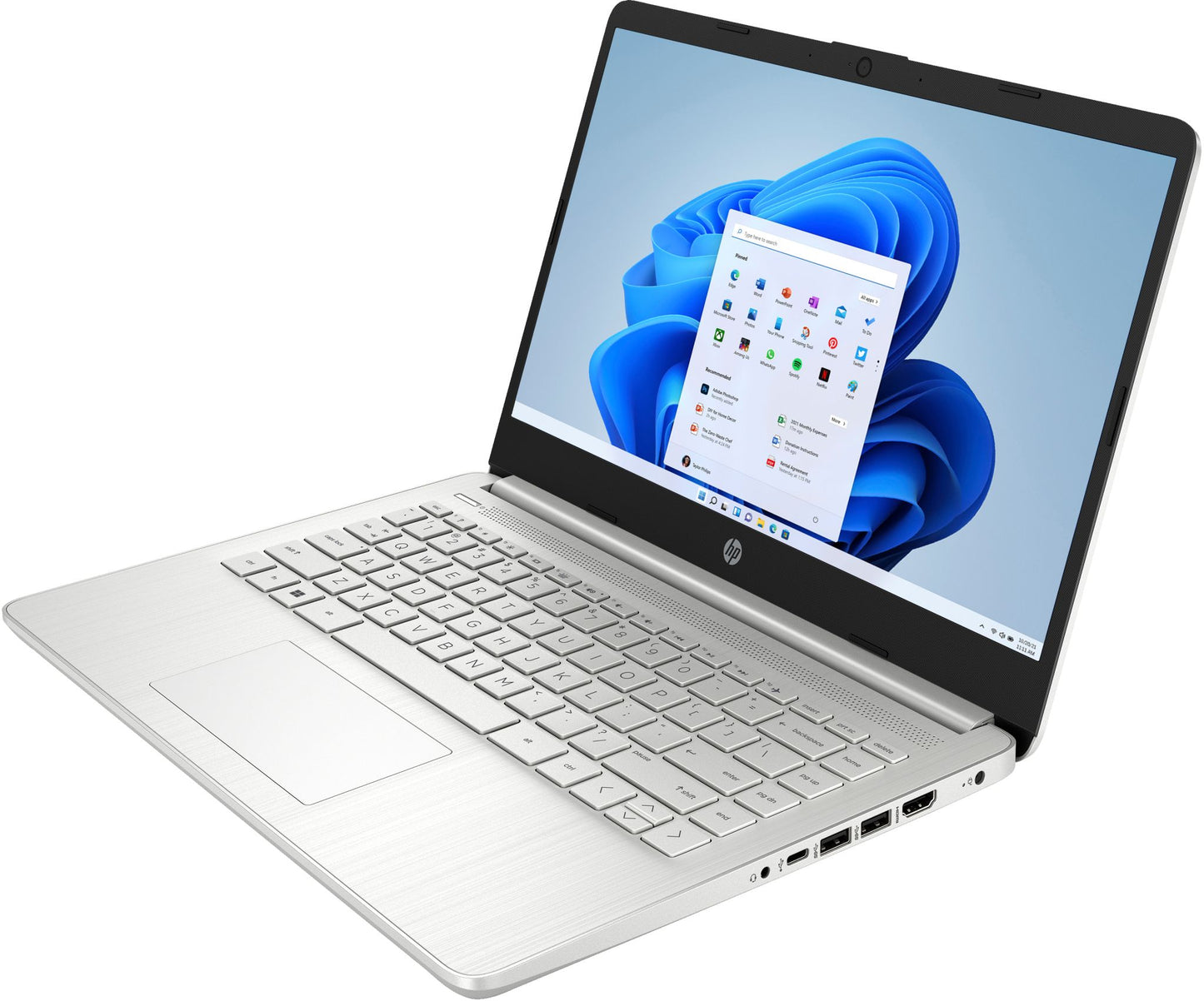 HP 14s-dq2512sa Laptop 35.6 cm (14") Full HD Intel® Core™ i5 i5-1135G7 8 GB DDR4-SDRAM 256 GB SSD Wi-Fi 5 (802.11ac) Windows 11 Home Silver