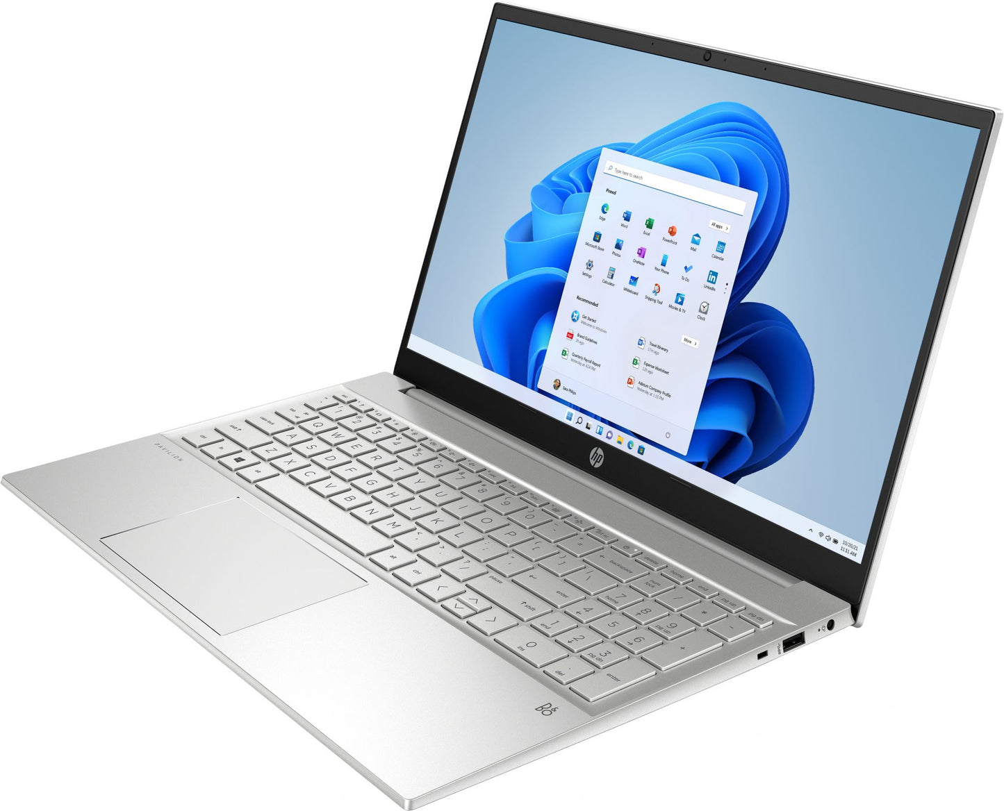 HP Pavilion 15-eg2015na Notebook 39.6 cm (15.6") Touchscreen Full HD Intel® Core™ i7 i7-1255U 8 GB DDR4-SDRAM 512 GB SSD Wi-Fi 6 (802.11ax) Windows 11 Home Silver