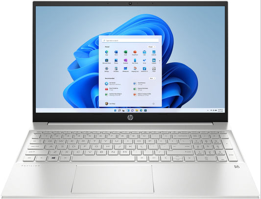 HP Pavilion 15-eg2015na Laptop 39.6 cm (15.6") Touchscreen Full HD Intel® Core™ i7 i7-1255U 8 GB DDR4-SDRAM 512 GB SSD Wi-Fi 6 (802.11ax) Windows 11 Home Silver