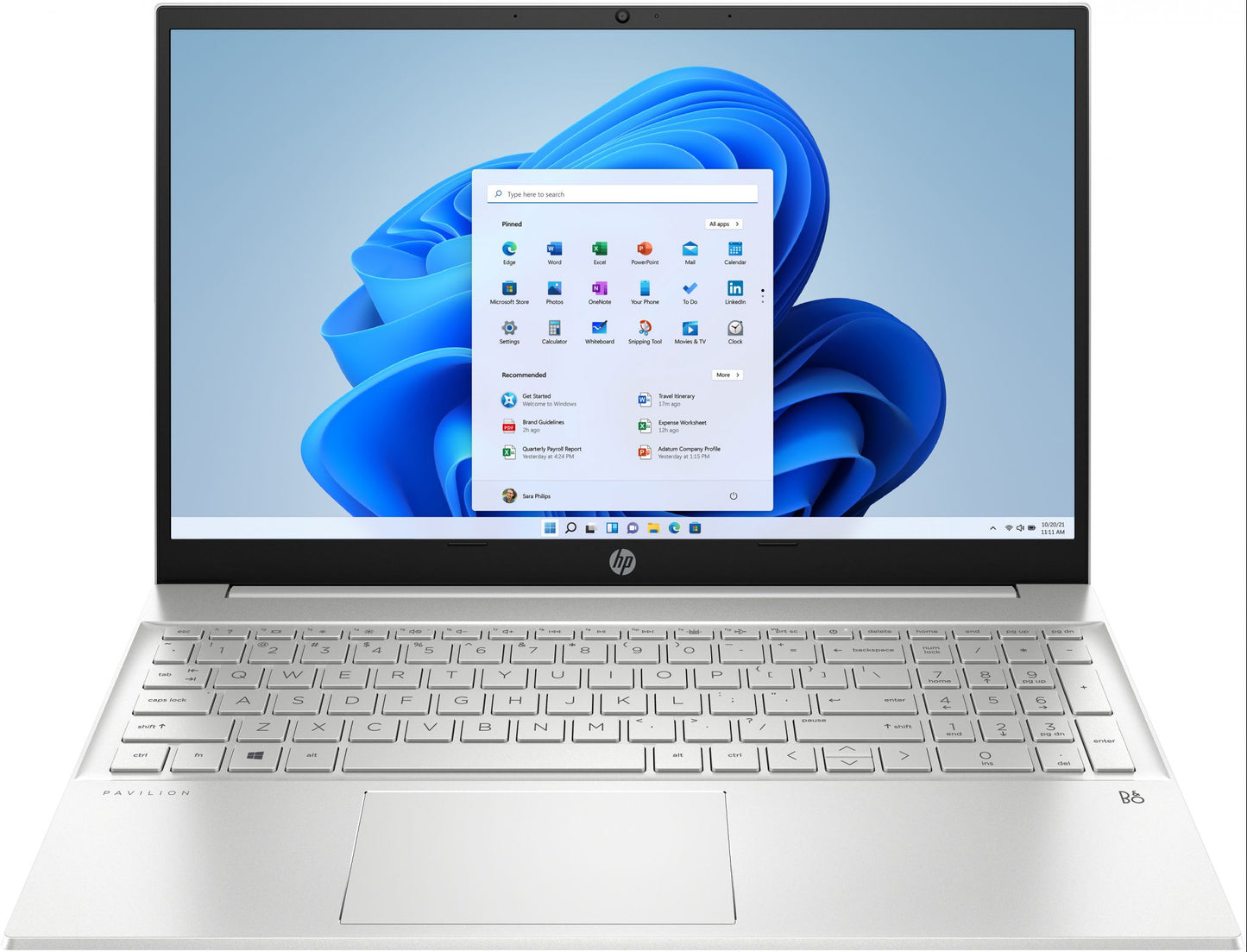 HP Pavilion 15-eg2015na Notebook 39.6 cm (15.6") Touchscreen Full HD Intel® Core™ i7 i7-1255U 8 GB DDR4-SDRAM 512 GB SSD Wi-Fi 6 (802.11ax) Windows 11 Home Silver