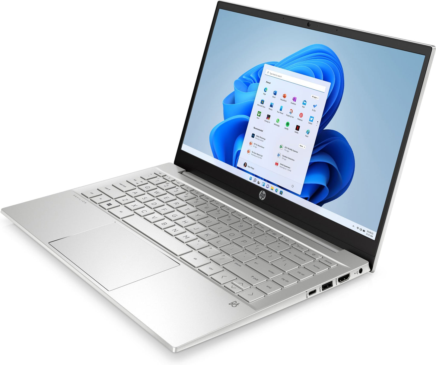 HP Pavilion 14-dv2504sa Laptop 35.6 cm (14") Touchscreen Full HD Intel® Core™ i5 i5-1235U 8 GB DDR4-SDRAM 512 GB SSD Wi-Fi 5 (802.11ac) Windows 11 Home Silver
