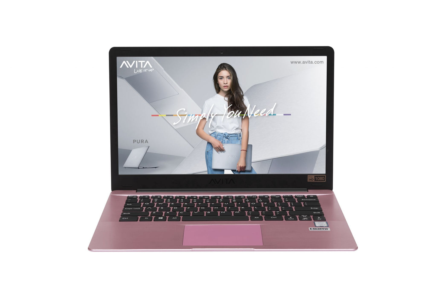 AVITA PURA 14 Laptop 35.6 cm (14") Full HD AMD Ryzen™ 3 3500U 8 GB 256 GB SSD Wi-Fi 5 (802.11ac) Windows 10 Home Rose gold