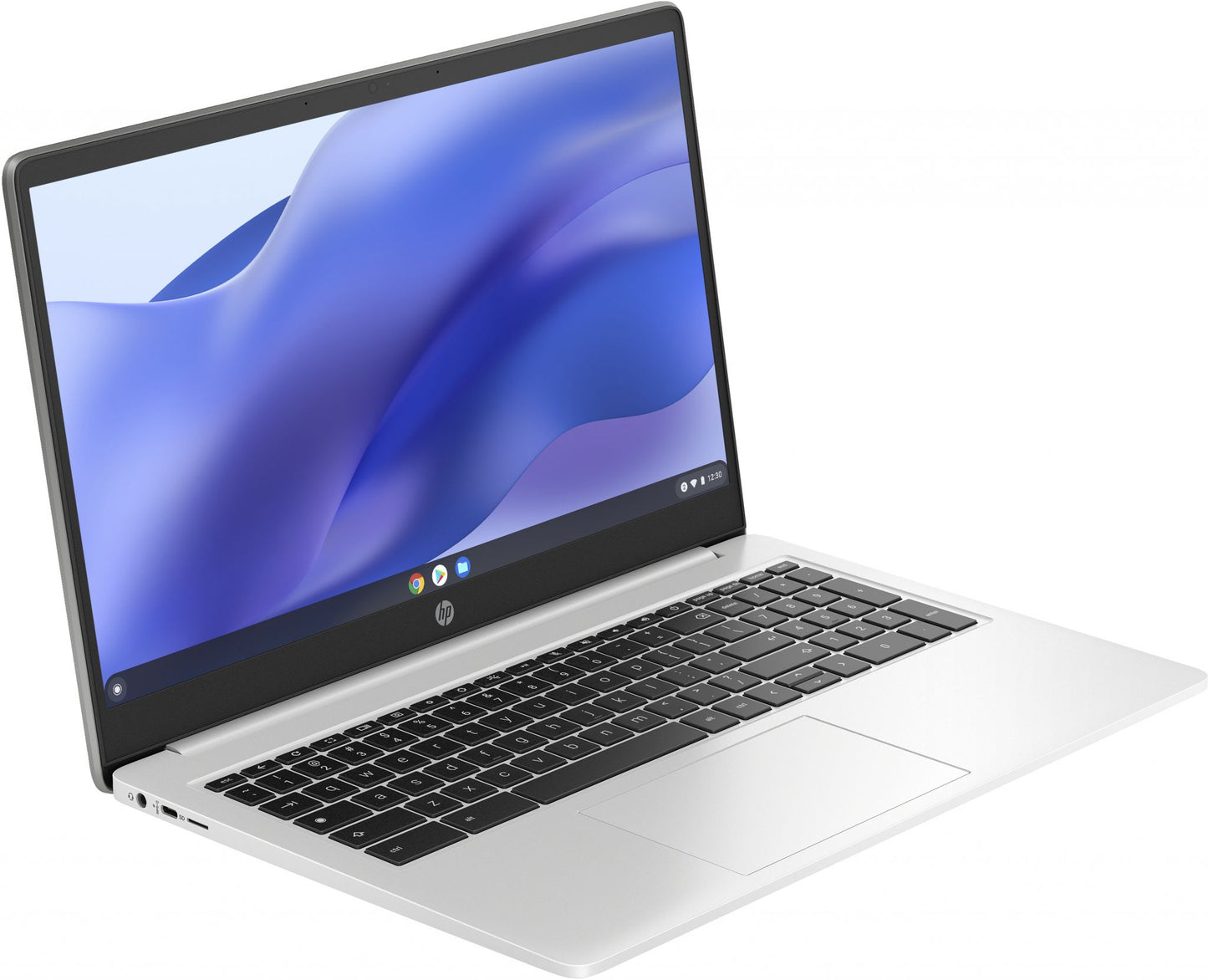 HP Chromebook 15a-na0001na 39.6 cm (15.6") HD Intel® Celeron® N4500 4 GB LPDDR4x-SDRAM 64 GB eMMC Wi-Fi 5 (802.11ac) ChromeOS Silver