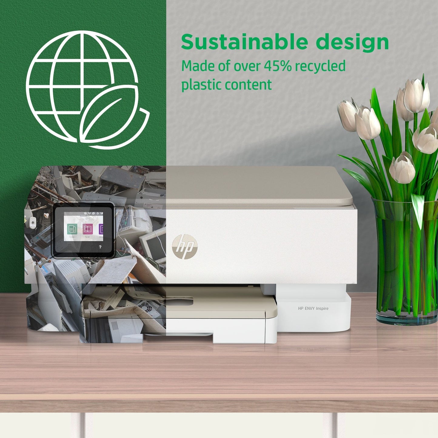 HP ENVY HP Inspire 7220e All-in-One Printer, Color, Printer for Home, Print, copy, scan, Wireless; HP+; HP Instant Ink eligible; Scan to PDF