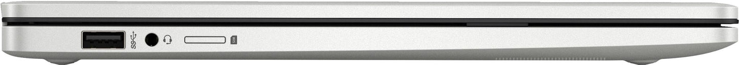 HP 14-eg0001na Laptop 35.6 cm (14") Full HD Qualcomm Snapdragon 7c Gen 2 4 GB LPDDR4x-SDRAM 128 GB eMMC Wi-Fi 5 (802.11ac) Windows 11 Home Silver