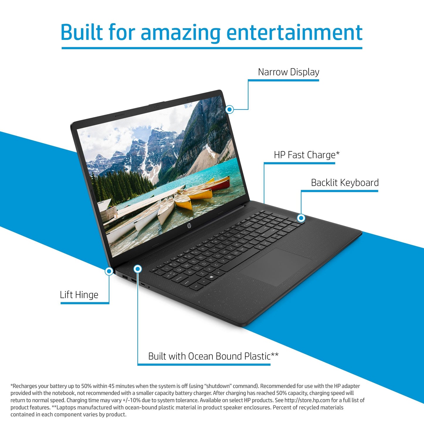 HP 17-cn0009na Laptop 43.9 cm (17.3") Full HD Intel® Core™ i3 i3-1125G4 8 GB DDR4-SDRAM 256 GB SSD Wi-Fi 5 (802.11ac) Windows 11 Home Silver