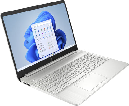 HP 15s-fq5030na Laptop 39.6 cm (15.6") Full HD Intel® Core™ i7 i7-1255U 8 GB DDR4-SDRAM 512 GB SSD Wi-Fi 5 (802.11ac) Windows 11 Home in S mode Silver