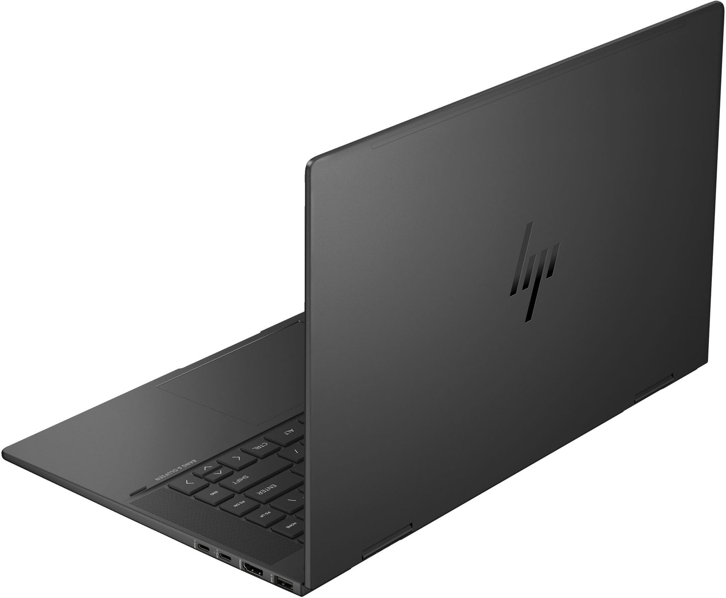 HP ENVY x360 15-fh0001na Hybrid (2-in-1) 39.6 cm (15.6") Touchscreen Full HD AMD Ryzen™ 5 7530U 8 GB LPDDR4x-SDRAM 512 GB SSD Wi-Fi 6E (802.11ax) Windows 11 Home Black