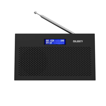 Majority Histon Dab Radio - CB24-DAB-BLK-2 UK Portable Analog & digital Black