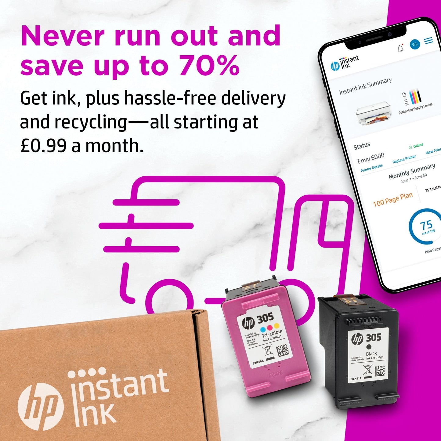 HP ENVY HP 6430e All-in-One Printer, Color, Printer for Home, Print, copy, scan, send mobile fax, Wireless; HP+; HP Instant Ink eligible; Print from phone or tablet
