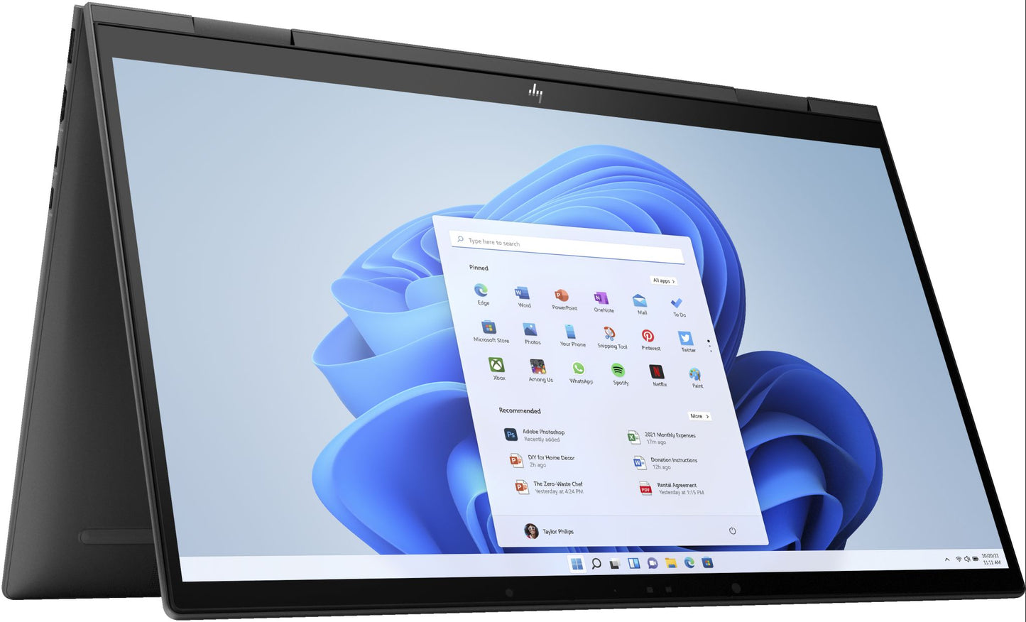HP ENVY x360 15-ey0502sa Hybrid (2-in-1) 39.6 cm (15.6") Touchscreen Full HD AMD Ryzen™ 7 5825U 16 GB DDR4-SDRAM 512 GB SSD Wi-Fi 6E (802.11ax) Windows 11 Home Black